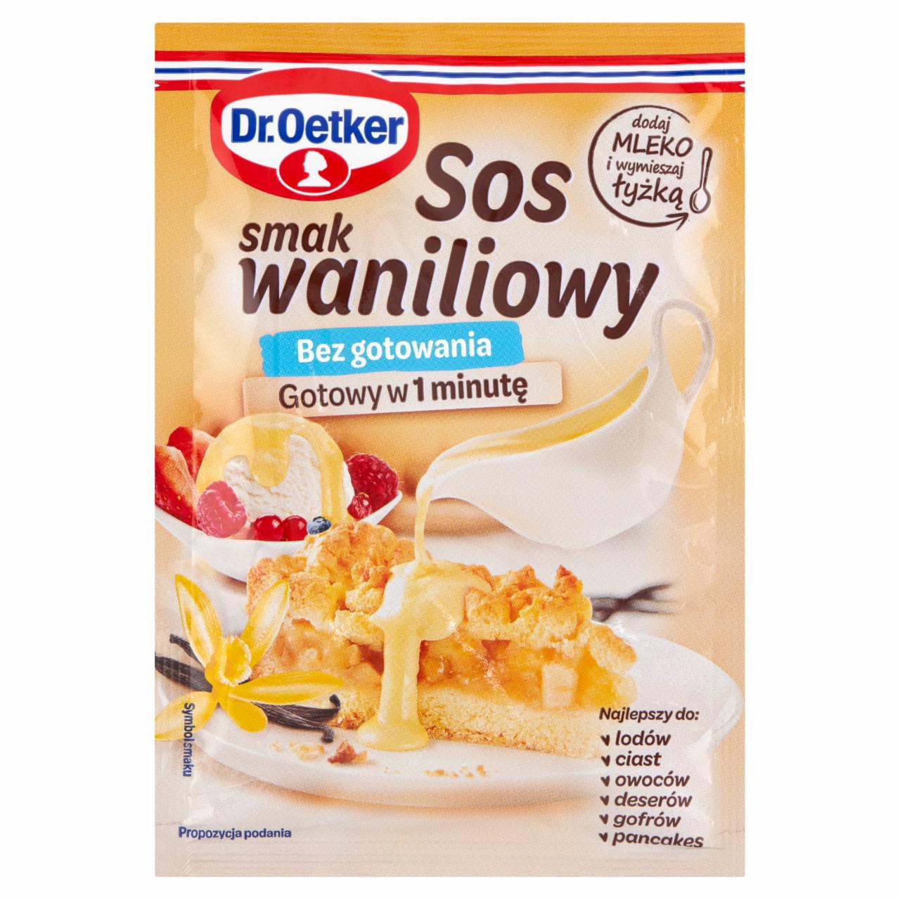 Zdjęcia - Dr. Oetker Sos smak waniliowy 41 g