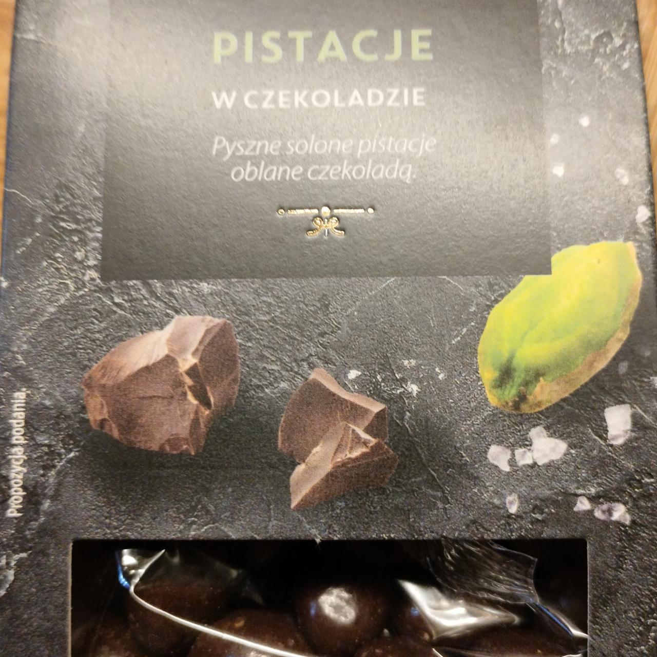 Zdjęcia - Pistacje prażone solone w czekoladzie Biedronka