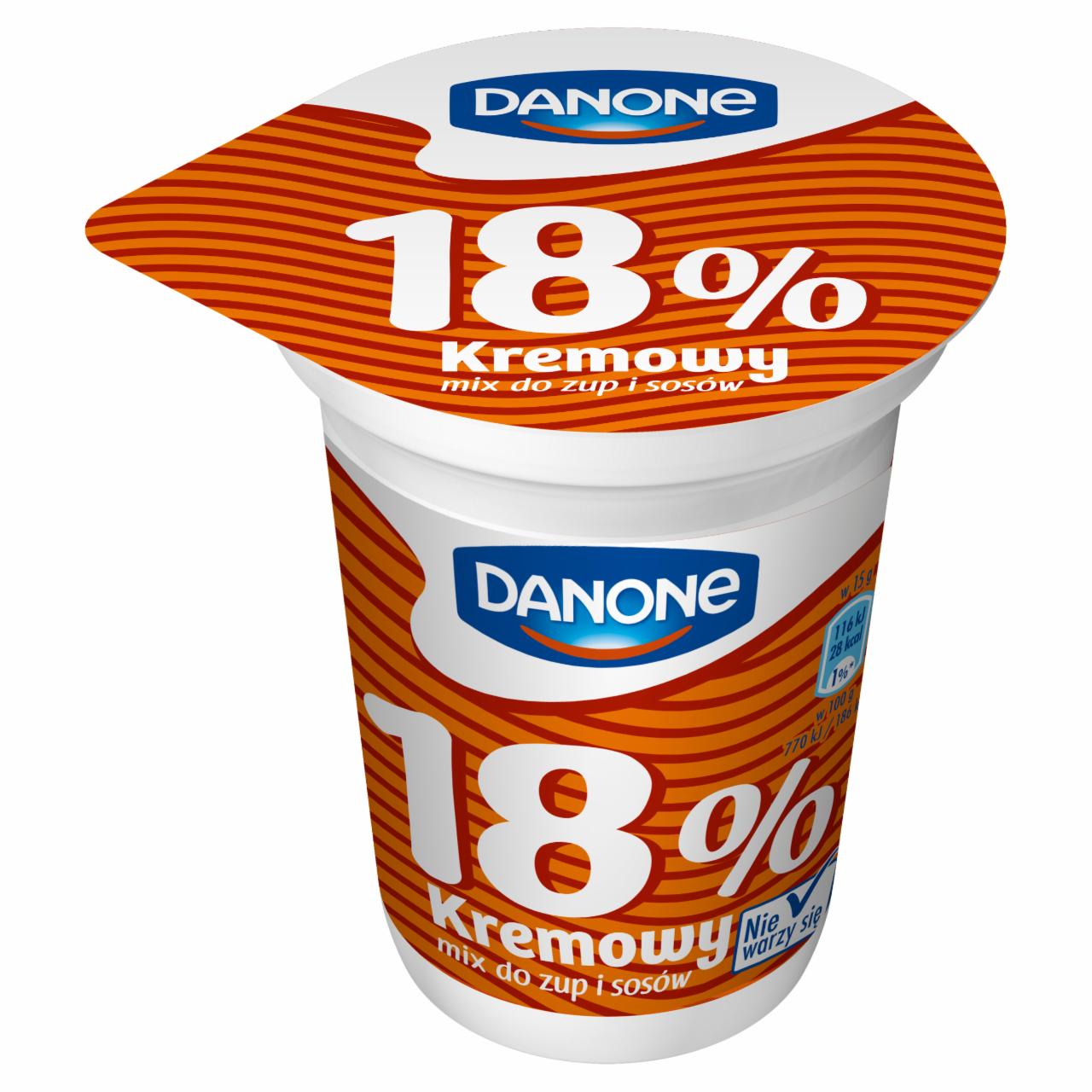 Zdjęcia - Danone Kremowy mix do zup i sosów 18% 330 g