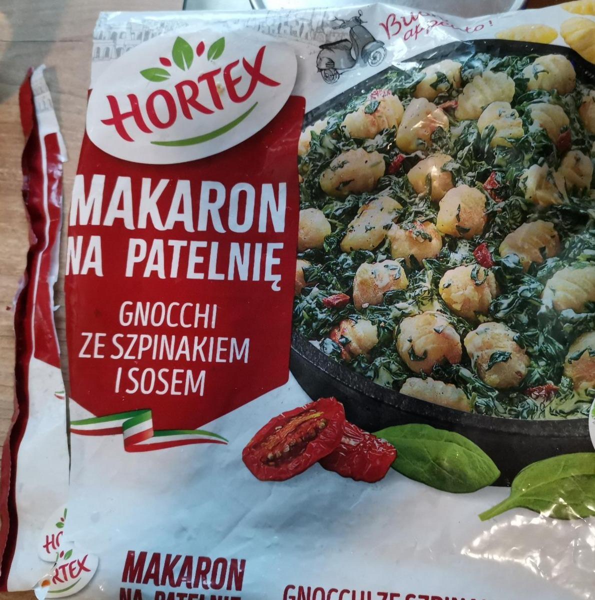 Zdjęcia - Hortex Makaron na patelnię gnocchi ze szpinakiem i sosem 450 g