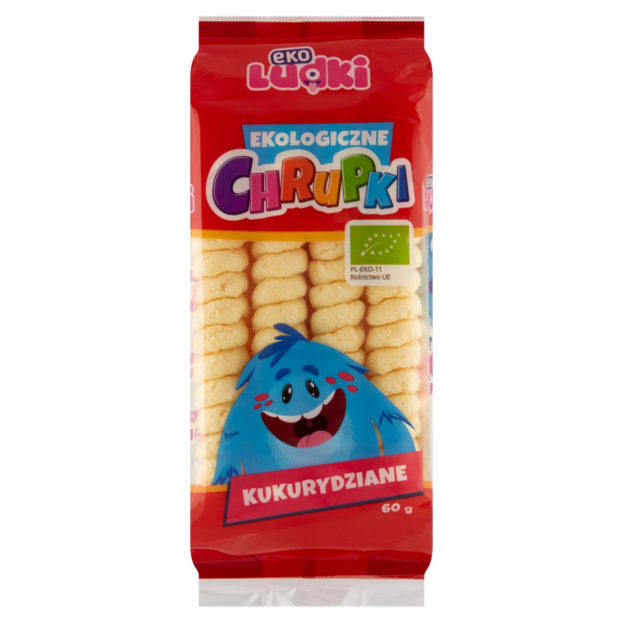 Zdjęcia - EkoLudki Ekologiczne chrupki kukurydziane 60 g