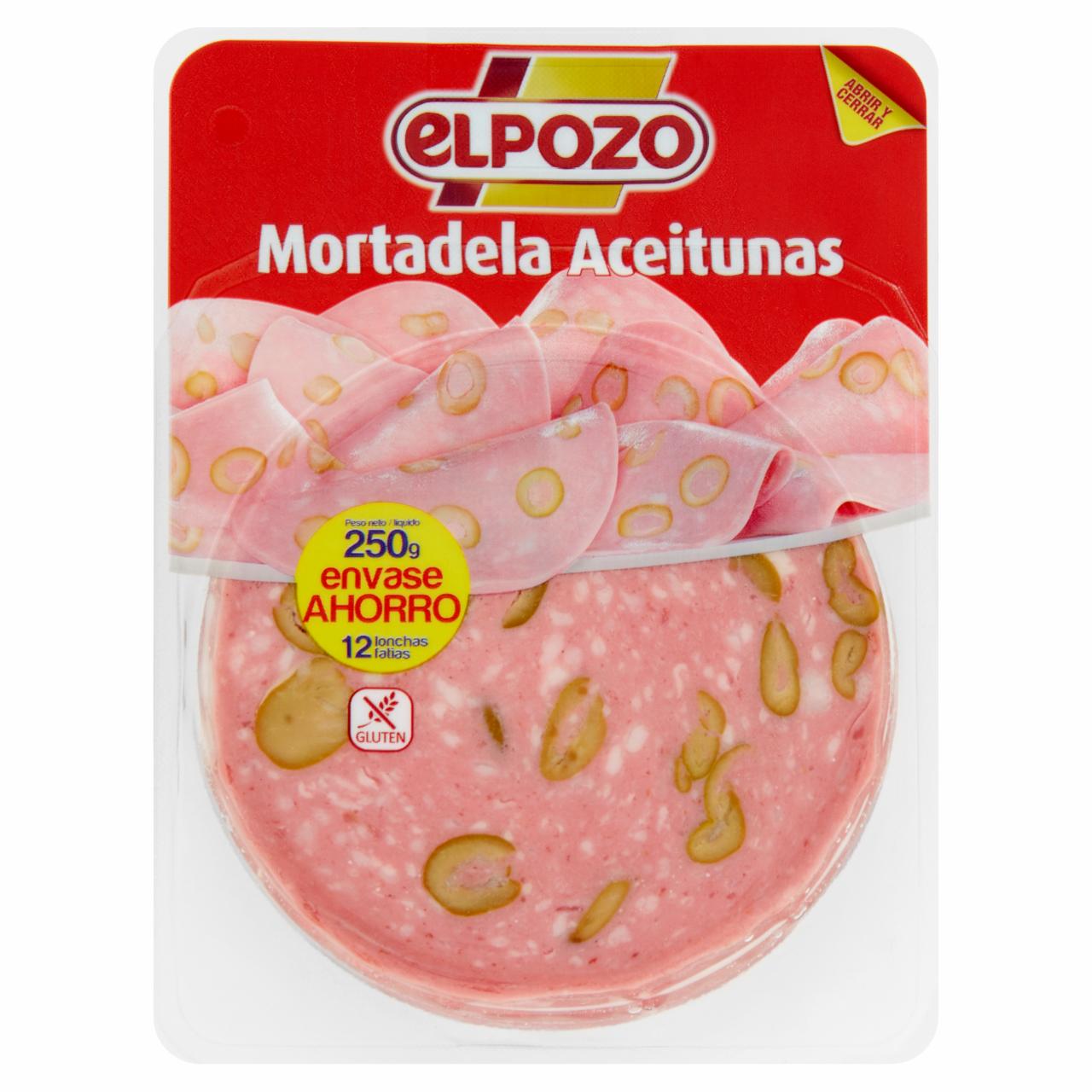 Zdjęcia - Elpozo Mortadela z oliwkami plastry 250 g