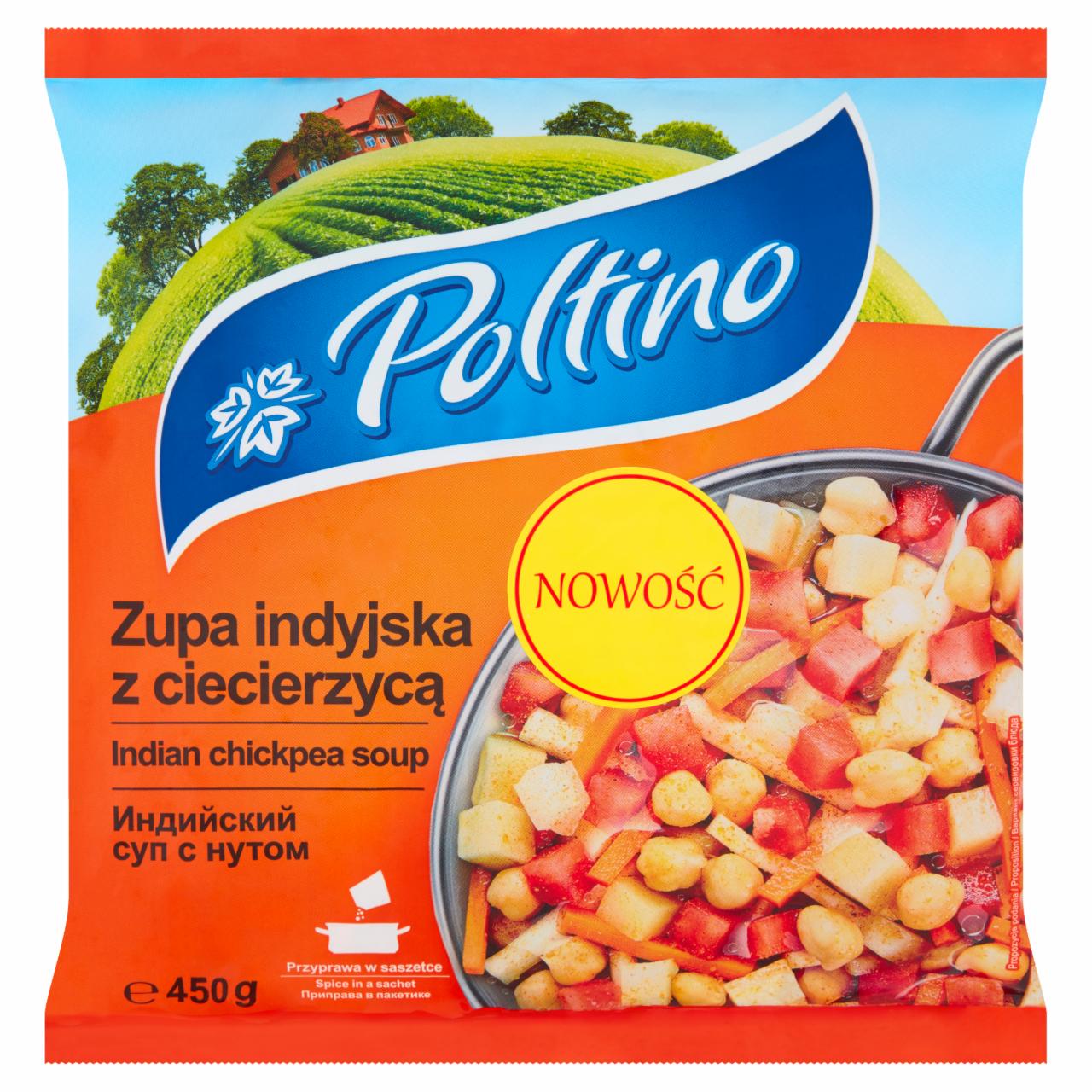 Zdjęcia - Poltino Zupa indyjska z ciecierzycą 450 g