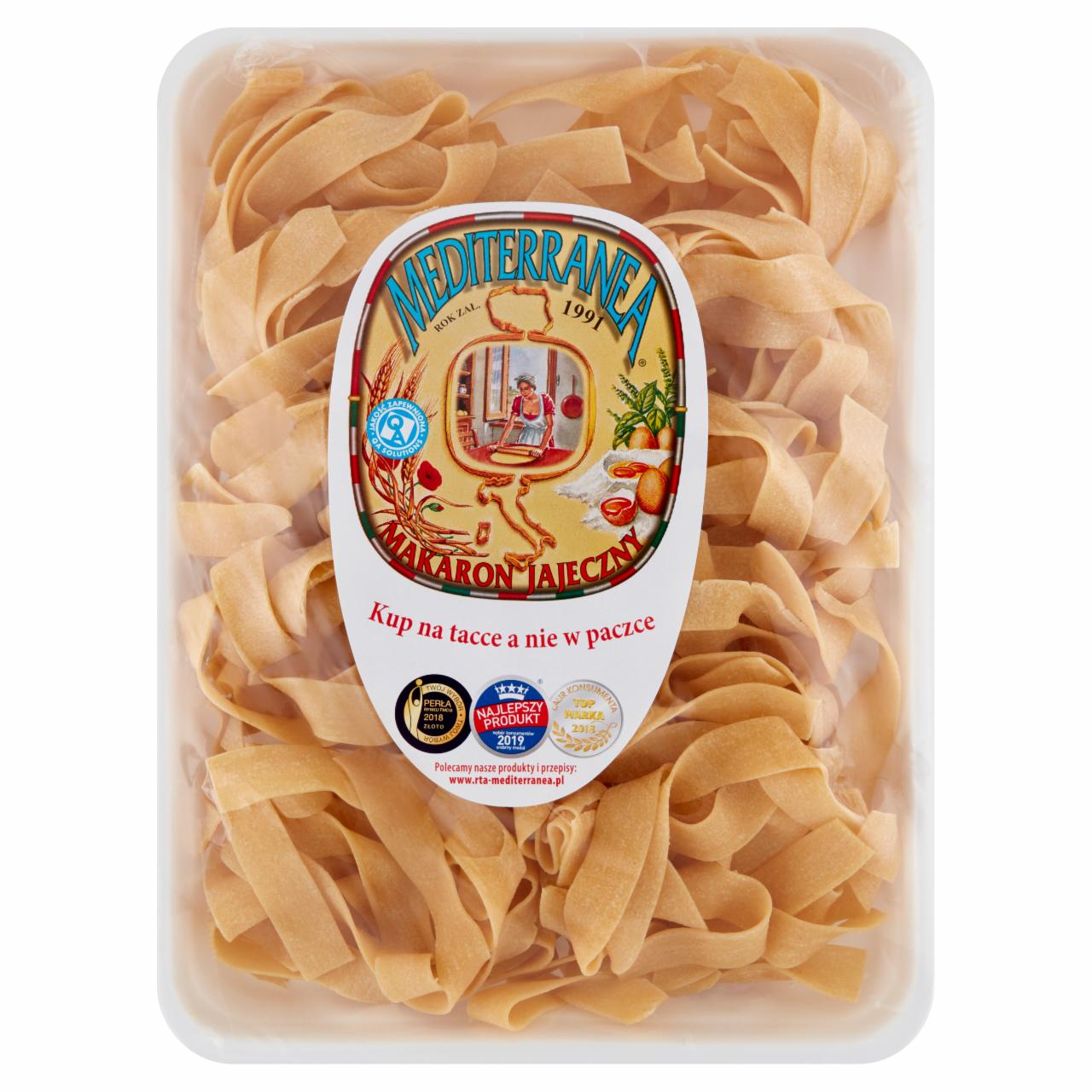 Zdjęcia - Mediterranea Makaron jajeczny 155 papardelle szerokie 500 g