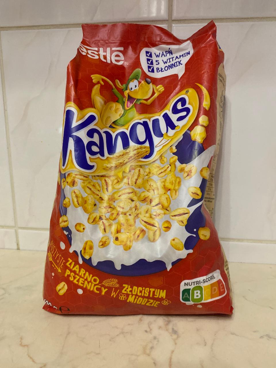 Zdjęcia - Nestlé Kangus Puszyste ziarno pszenicy w złocistym miodzie 400 g