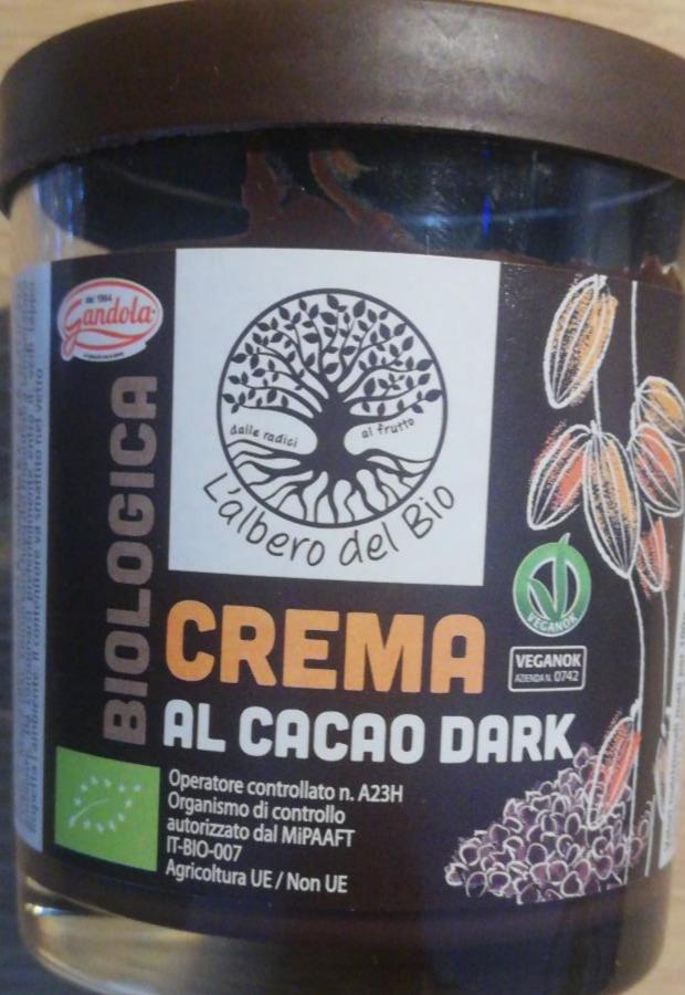 Zdjęcia - Gandola Crema al cacao dark krem kakaowy wegański bio