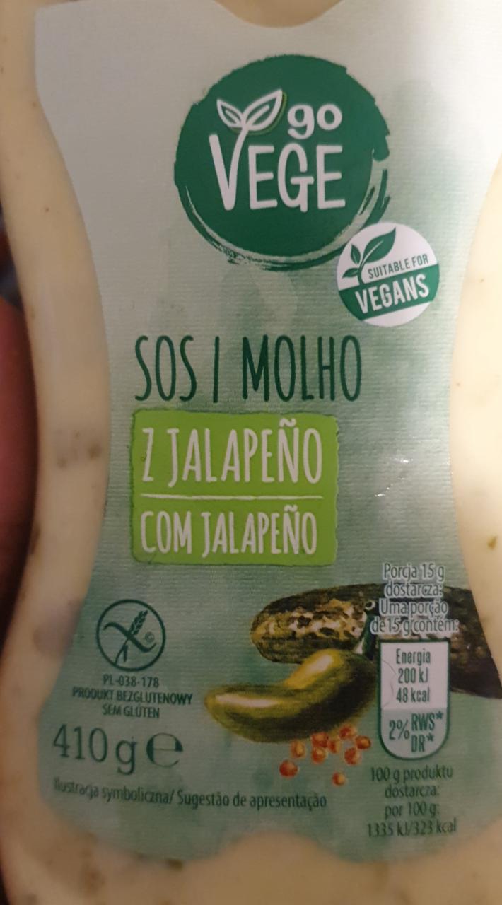 Zdjęcia - Go Vege sos jalapeno