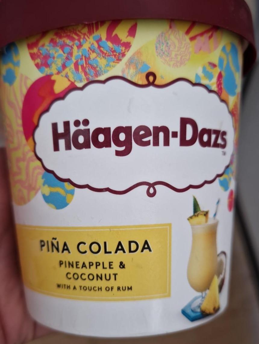 Zdjęcia - Piña Colada Pineapple & Coconut with a Touch of Rum Häagen-Dazs