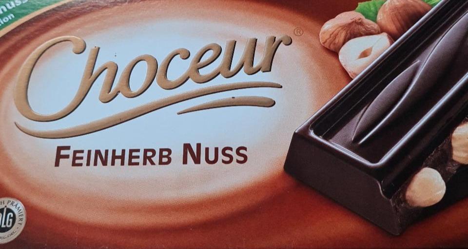 Zdjęcia - Choceur czekolada gorzka z orzechami laskowymi