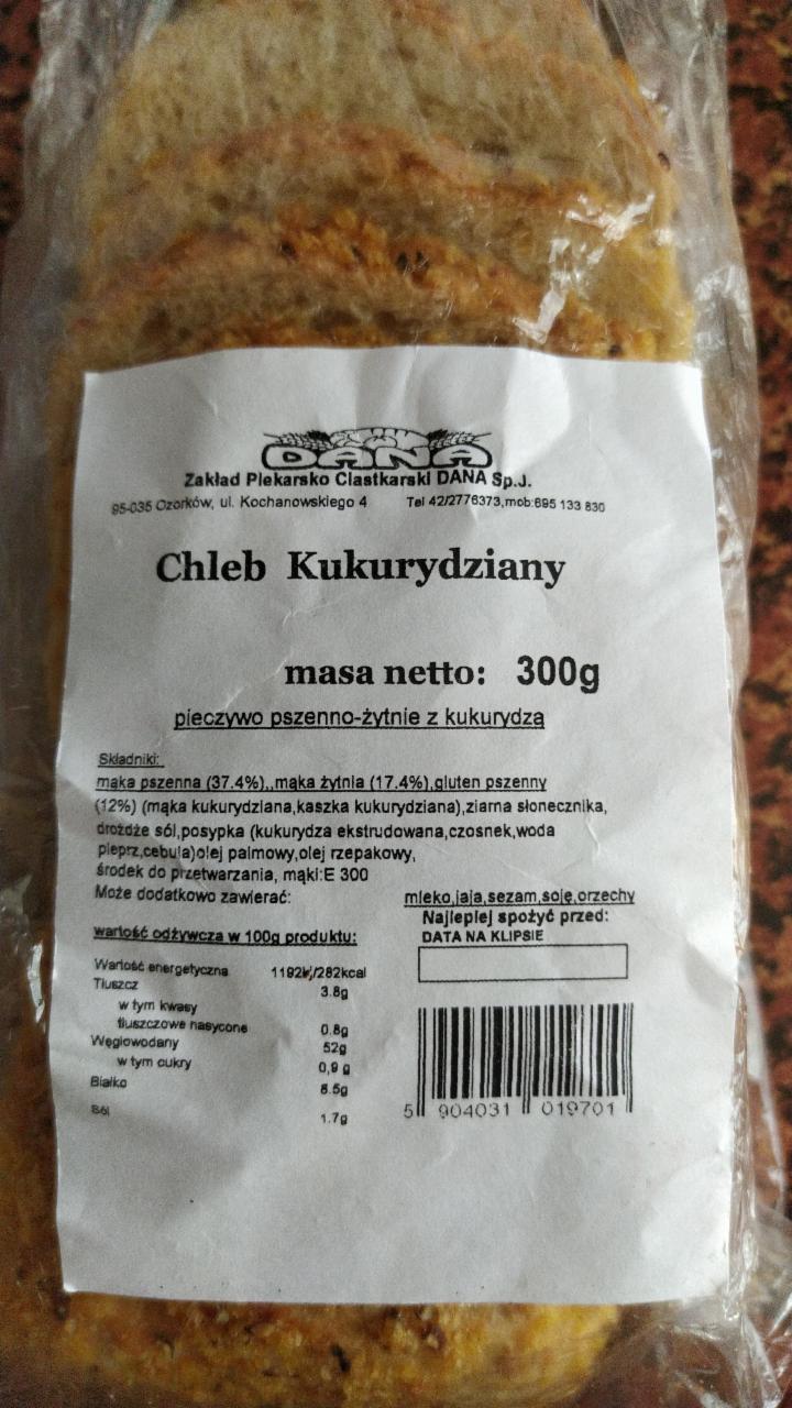 Zdjęcia - Chleb kukurydziany DANA