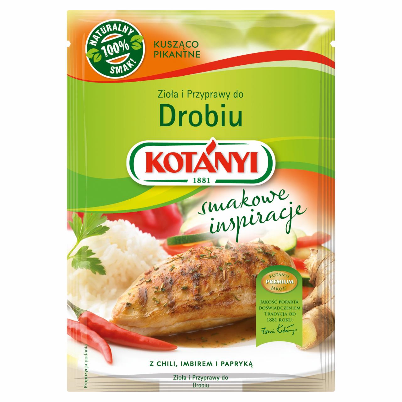 Zdjęcia - Kotányi Smakowe inspiracje Zioła i przyprawy do drobiu 25 g