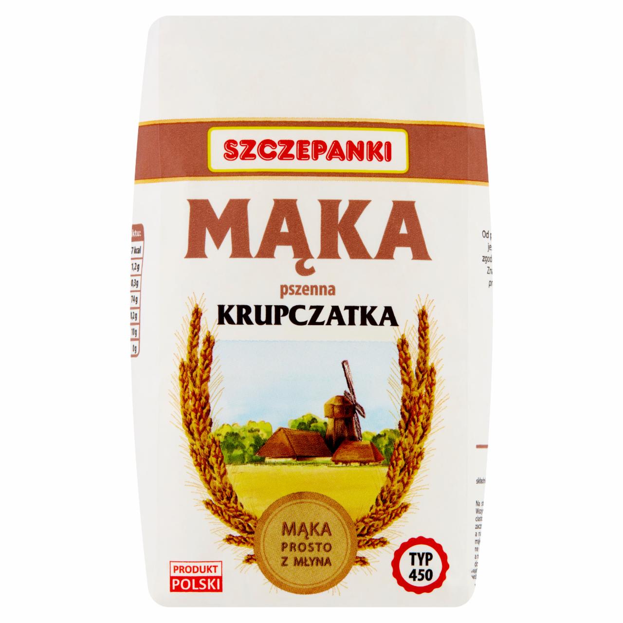 Zdjęcia - Szczepanki Mąka pszenna krupczatka typ 450 1 kg