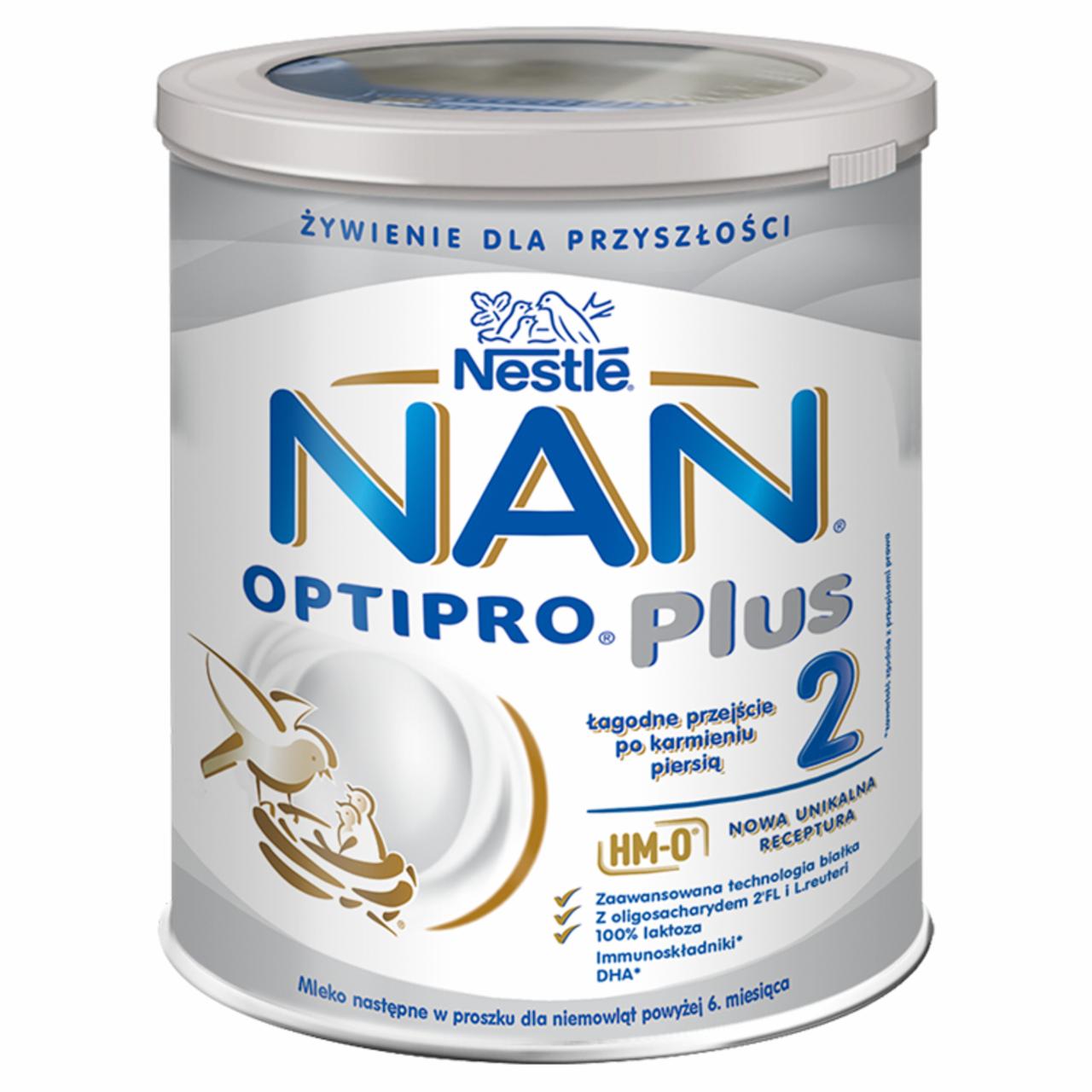 Zdjęcia - NAN OPTIPRO Plus 2 HMO Mleko następne dla niemowląt powyżej 6. miesiąca 800 g