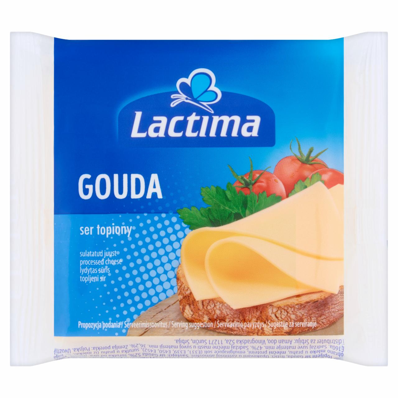 Zdjęcia - Lactima Ser topiony w plasterkach Gouda 130 g (8 x 16,25 g)