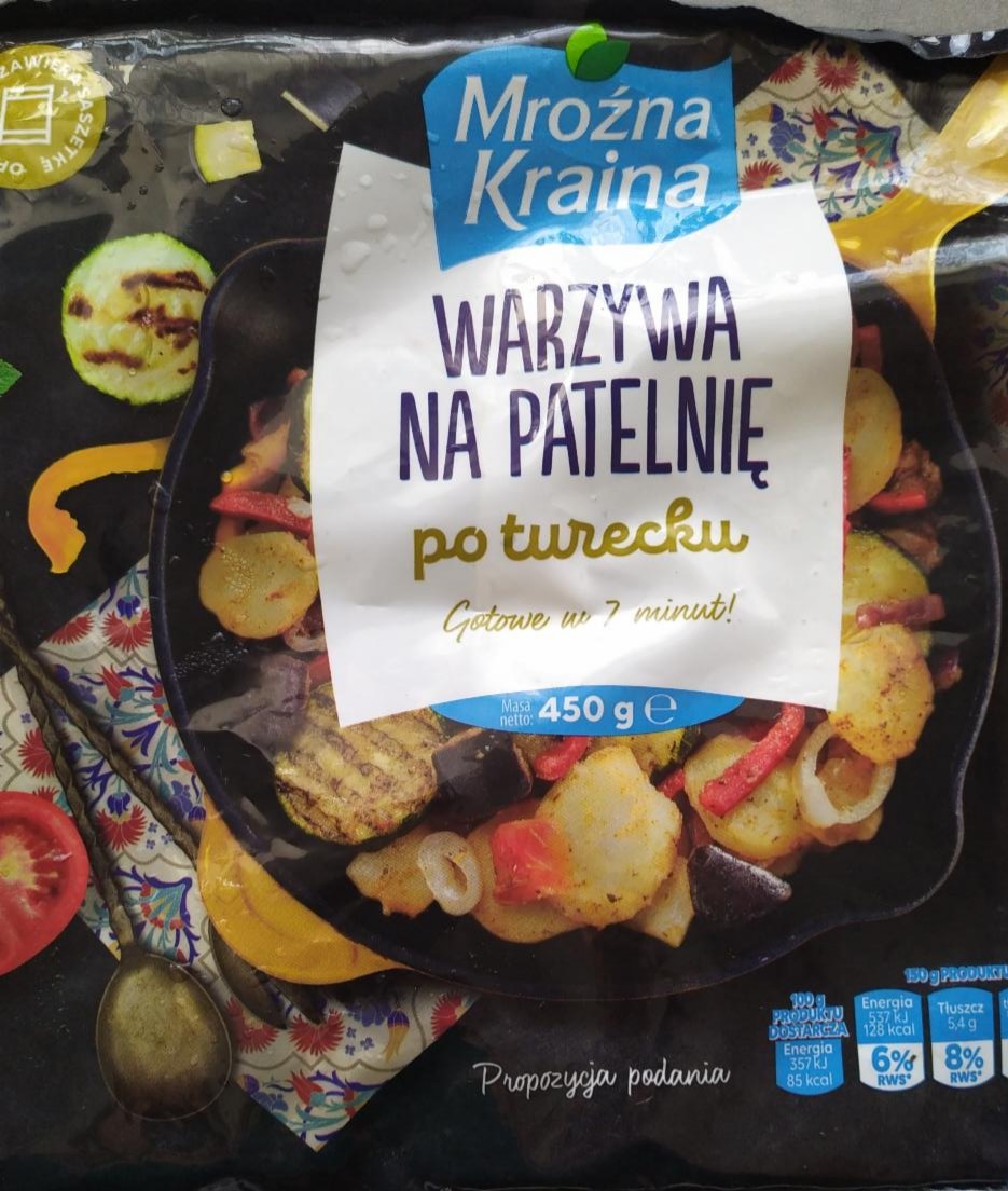 Zdjęcia - Warzywa na patelnię po turecku Mroźna Kraina