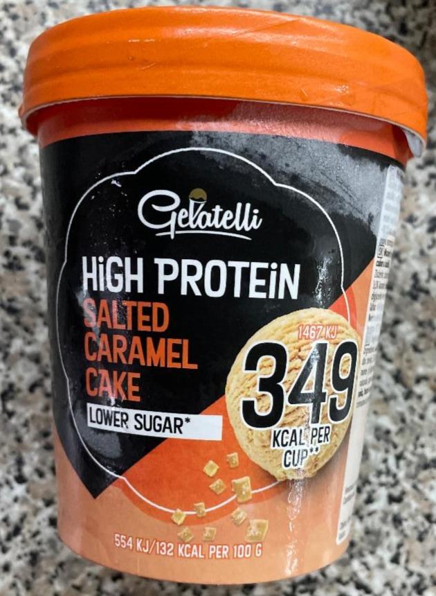 Zdjęcia - High Protein Salted caramel cake Gelatelli