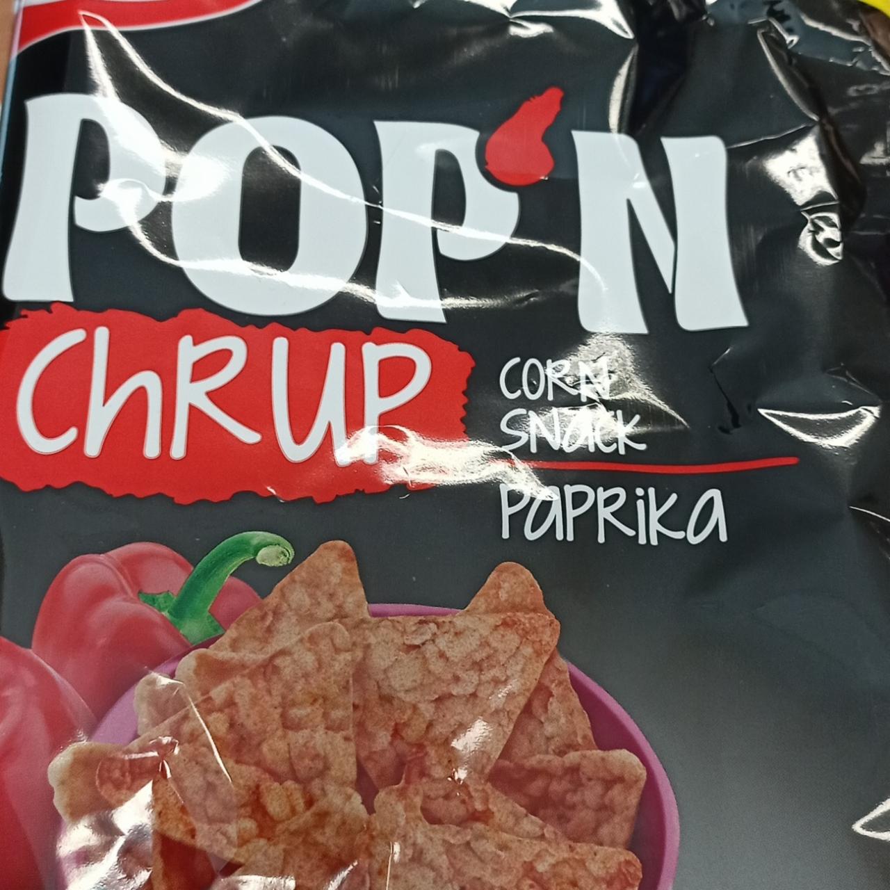 Zdjęcia - chrup corn snack paprika POP'N
