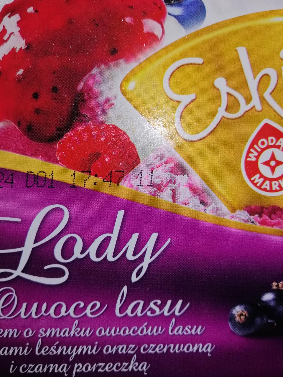 Zdjęcia - Lody Owoce Lasu Eskiss