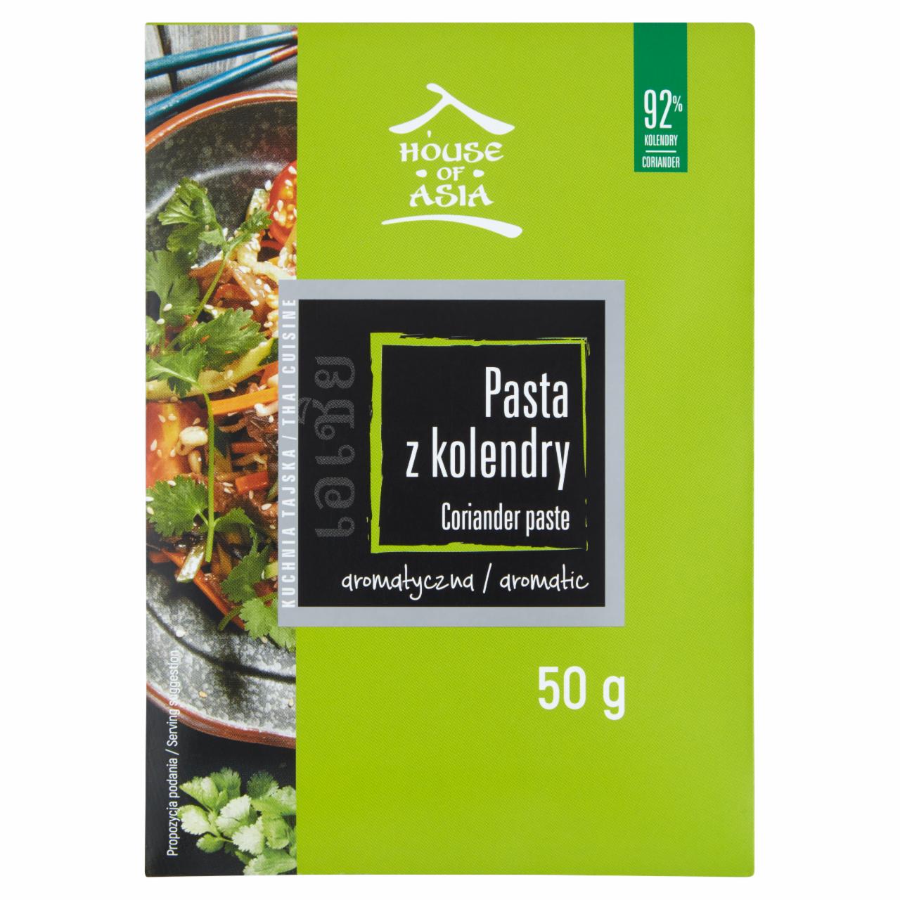 Zdjęcia - House of Asia Pasta z kolendry 50 g