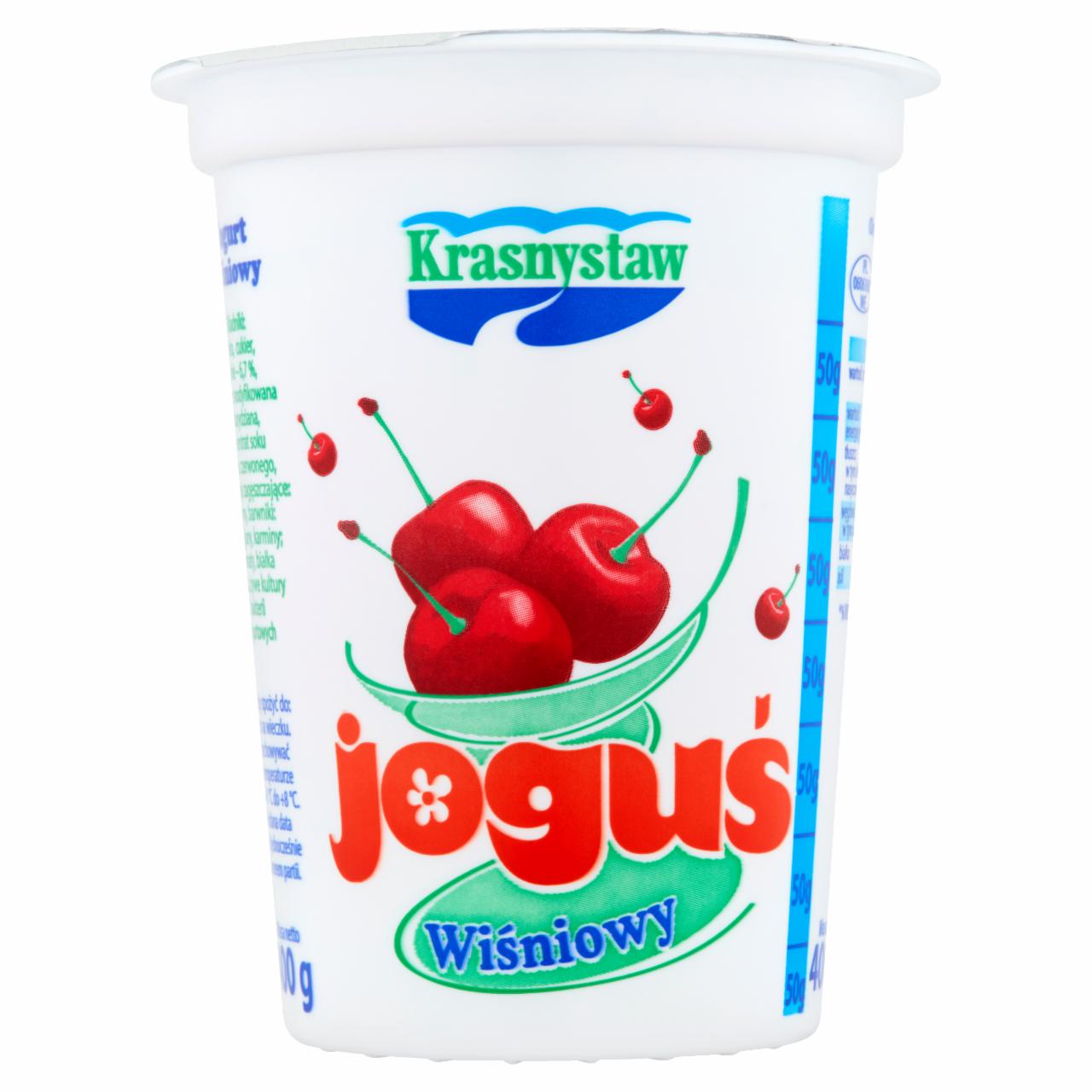 Zdjęcia - Krasnystaw Joguś Jogurt wiśniowy 400 g