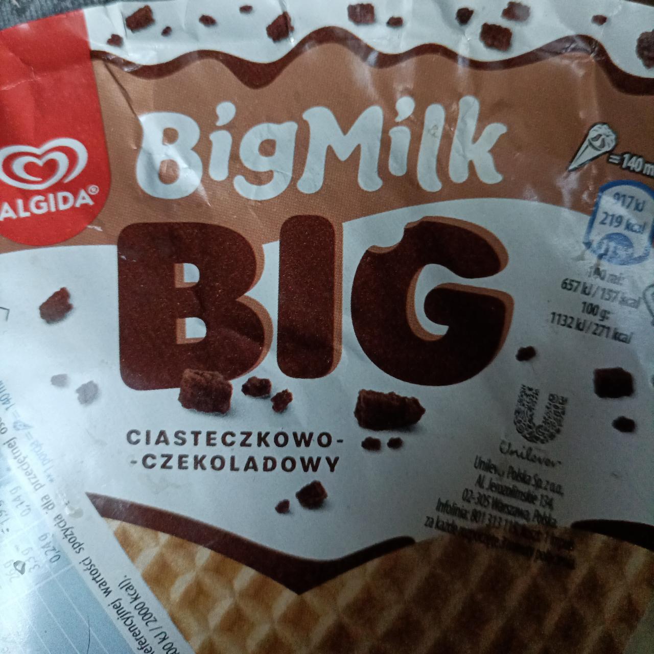 Zdjęcia - Big Milk Big ciasteczkowo czekoladowy Algida