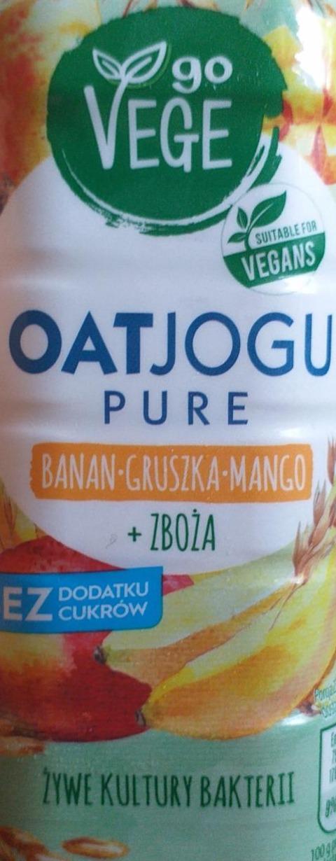 Zdjęcia - Oatjogu pure banan gruszka mango + zboża go Vege