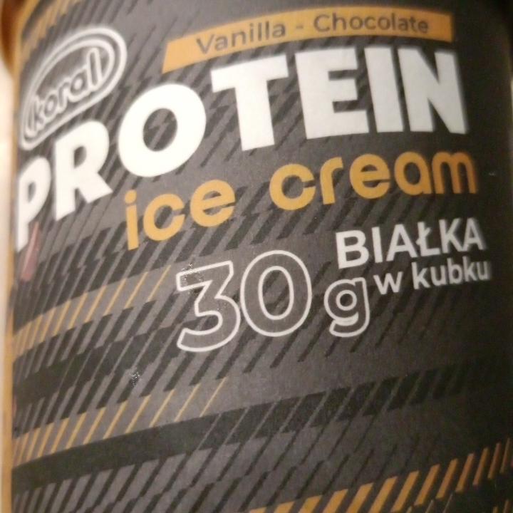 Zdjęcia - Protein ice cream vanilla chocolate vanilla chocolate Koral