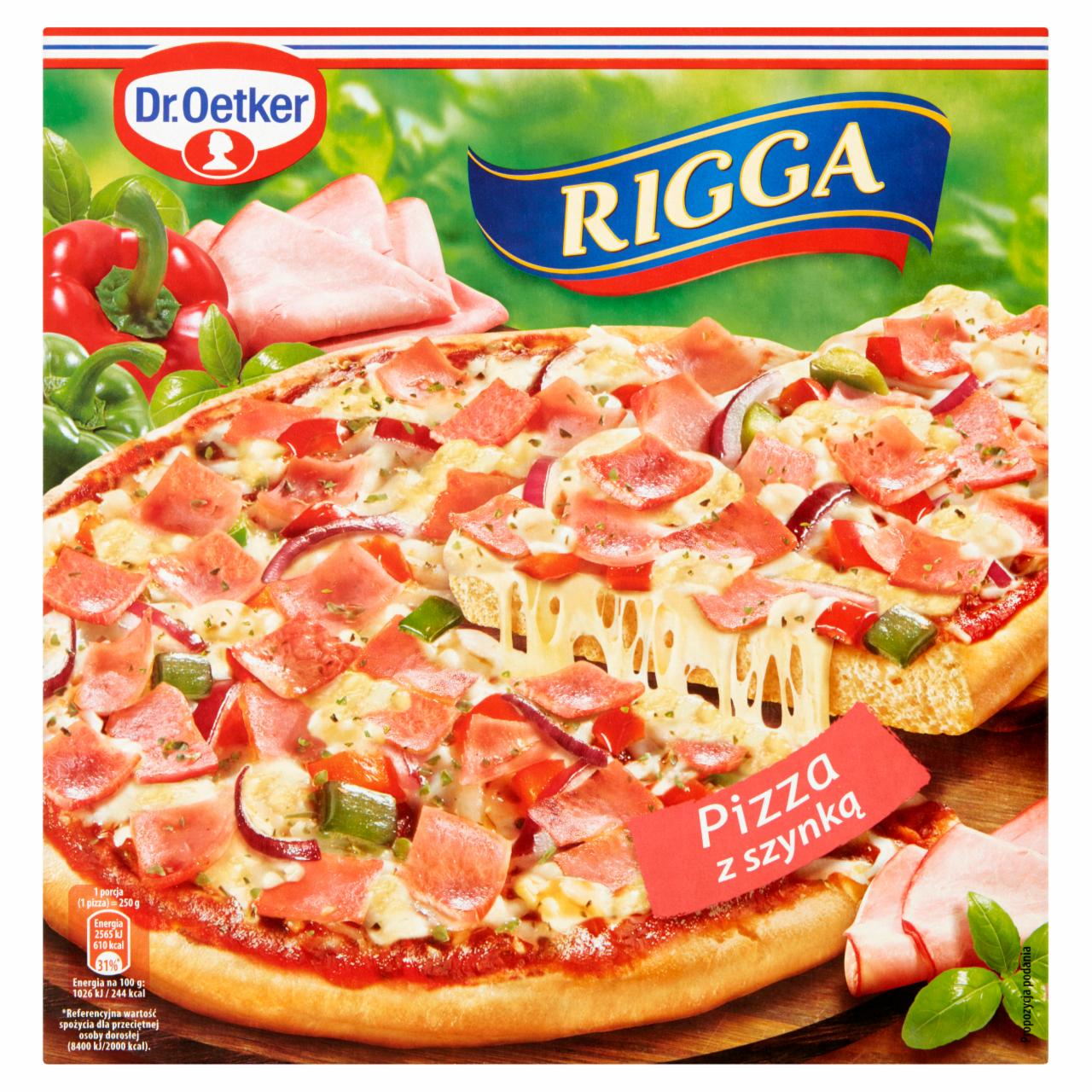 Zdjęcia - Dr. Oetker Rigga Pizza z szynką 250 g