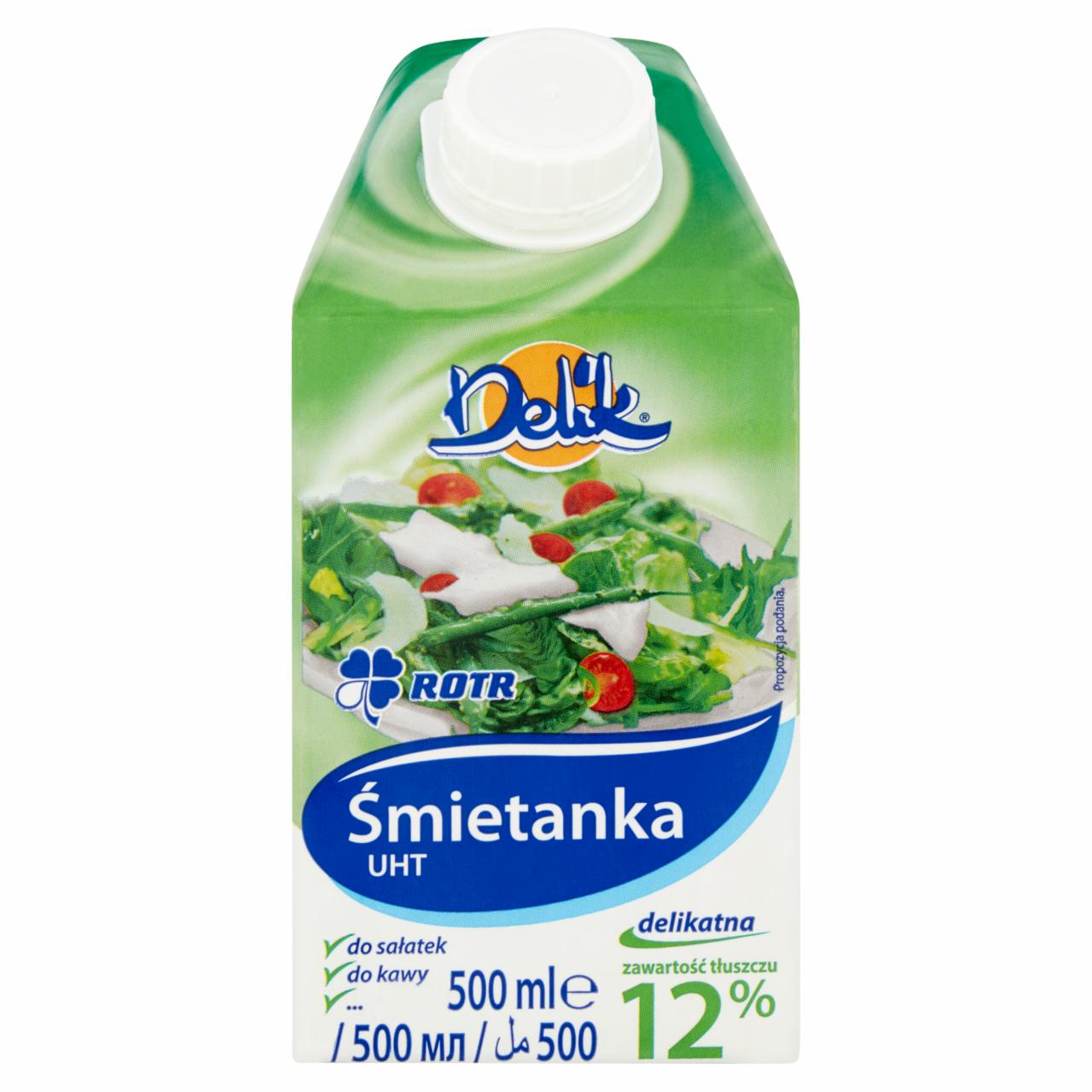 Zdjęcia - Delik Śmietanka UHT 12% 500 ml