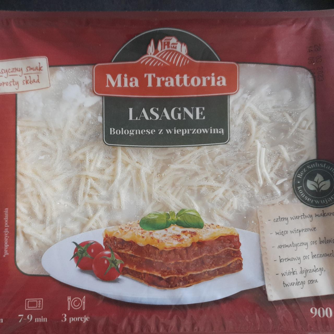 Zdjęcia - Lasagne bolognese z wieprzowiną Mia Trattoria