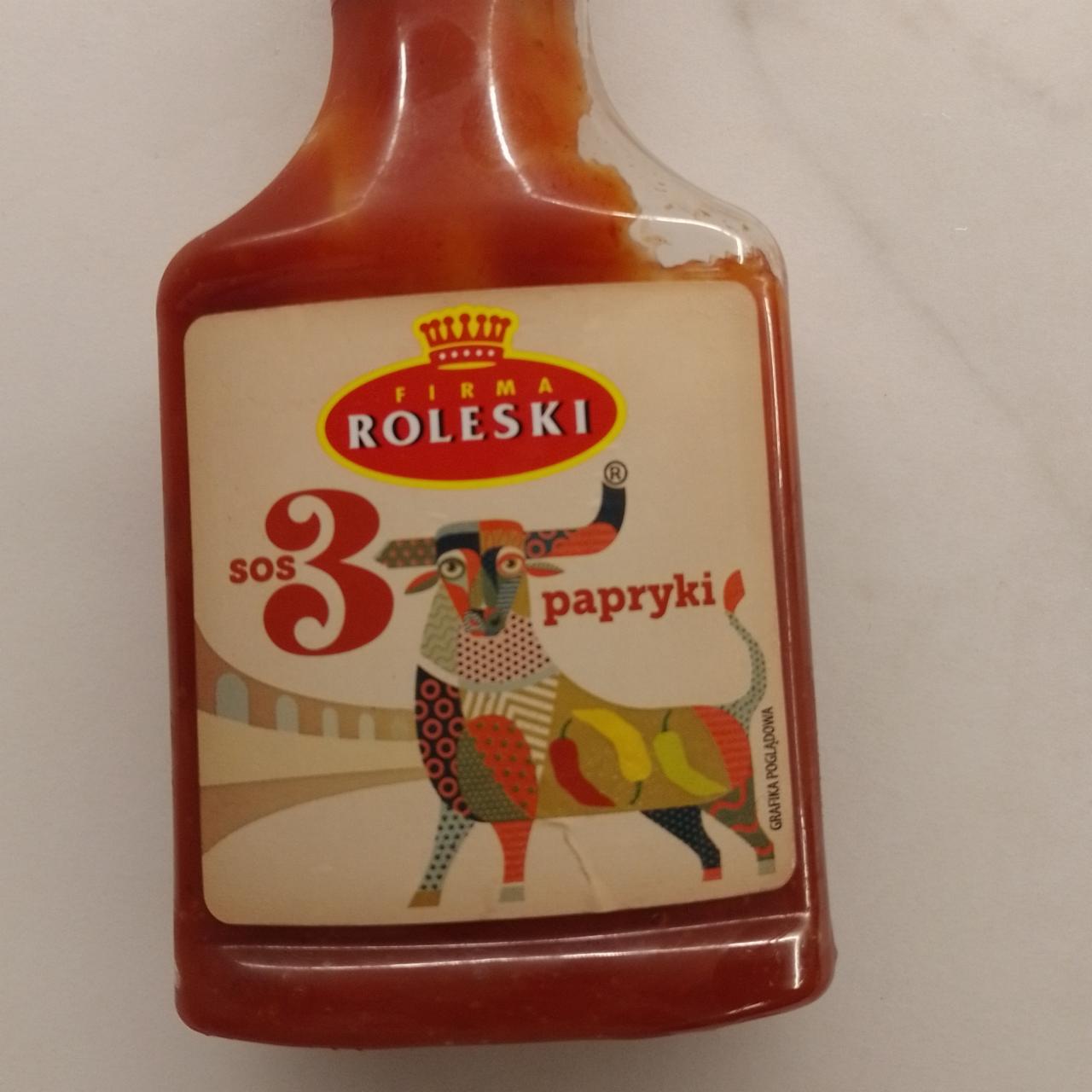 Zdjęcia - Sos 3 papryki Firma Roleski