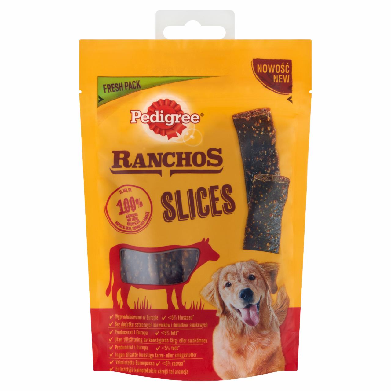 Zdjęcia - Pedigree Ranchos Karma uzupełniająca dla dorosłych psów plasterki z wołowiną 60 g