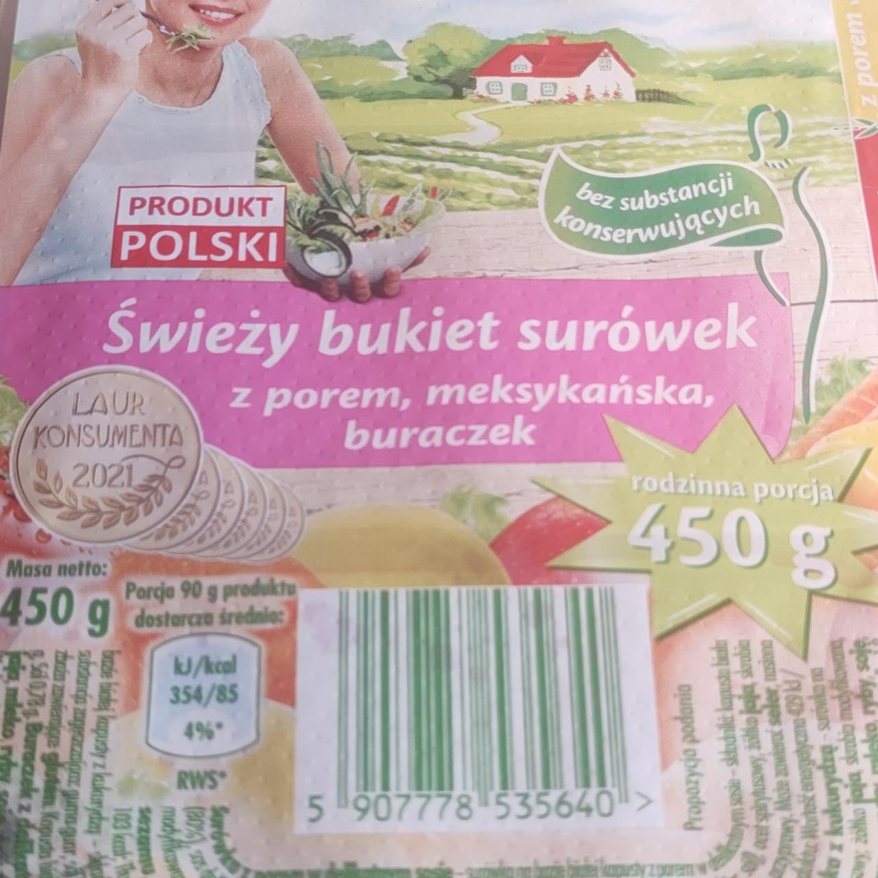 Zdjęcia - Grześkowiak Bukiet surówek meksykańska z kukurydzą 