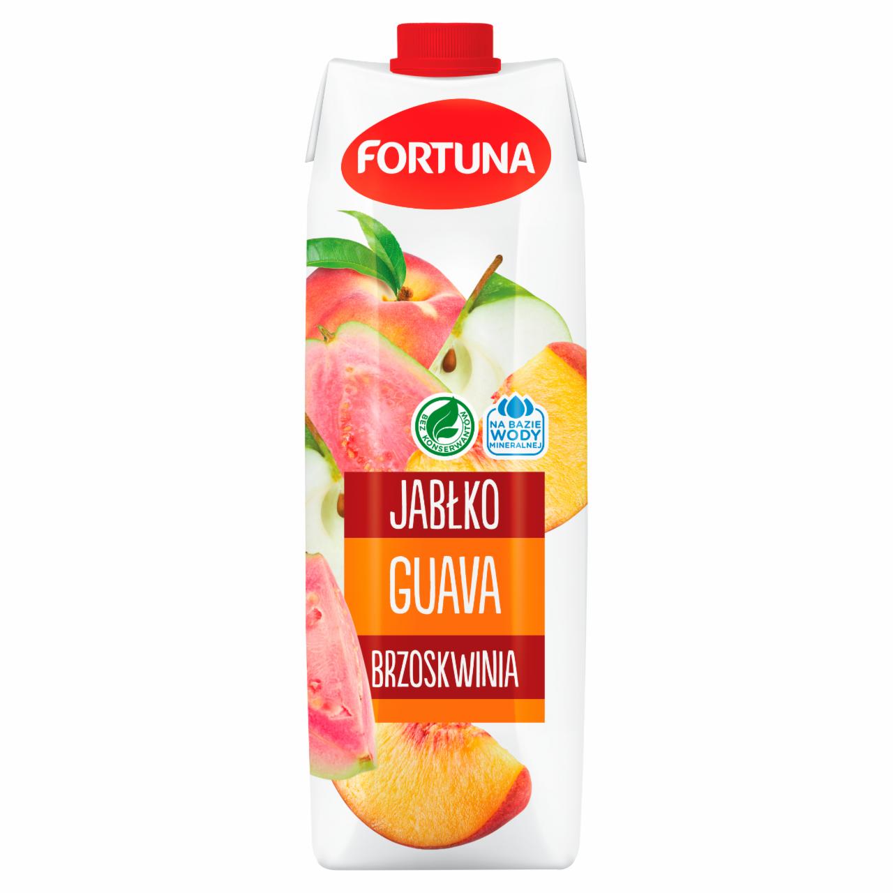Zdjęcia - Fortuna Napój jabłko guava brzoskwinia 1 l