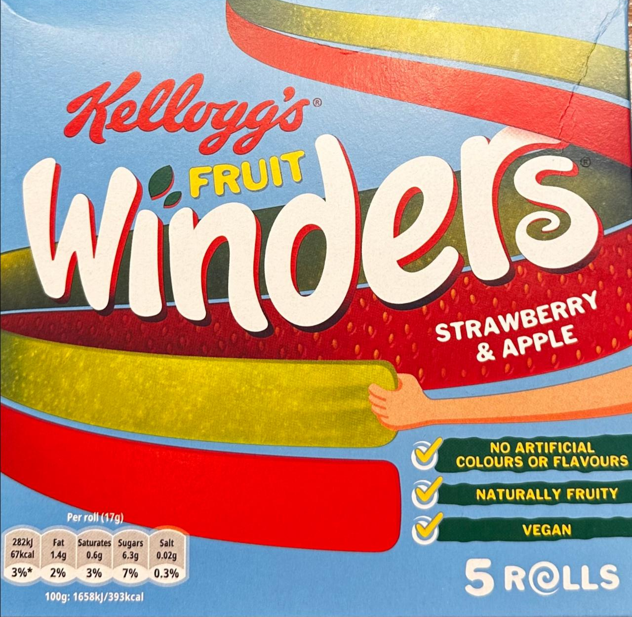 Zdjęcia - Fruit Winders Strawberry & Apple Kellogg's