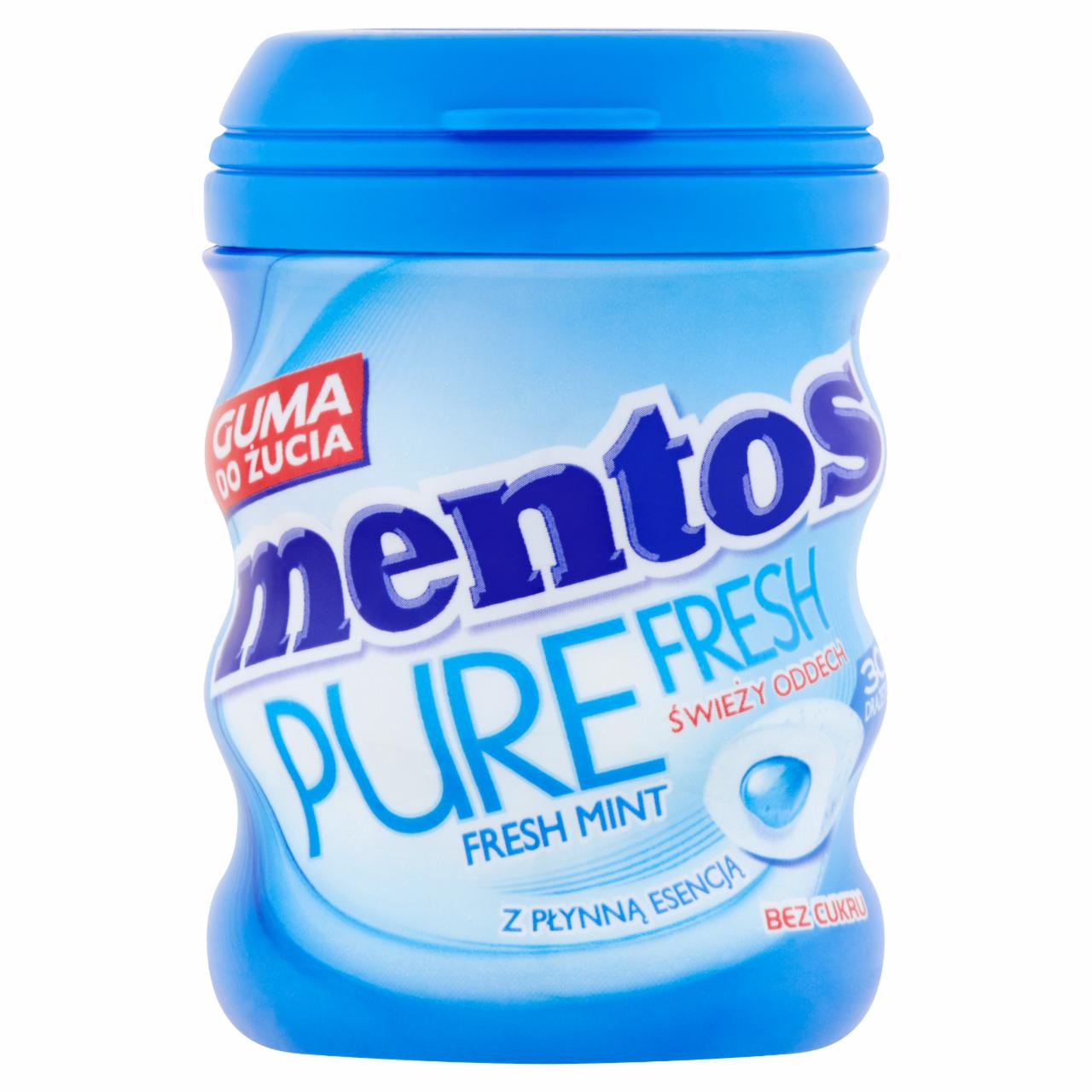 Zdjęcia - Mentos Pure Fresh Fresh Mint Guma do żucia bez cukru 60 g (30 sztuk)