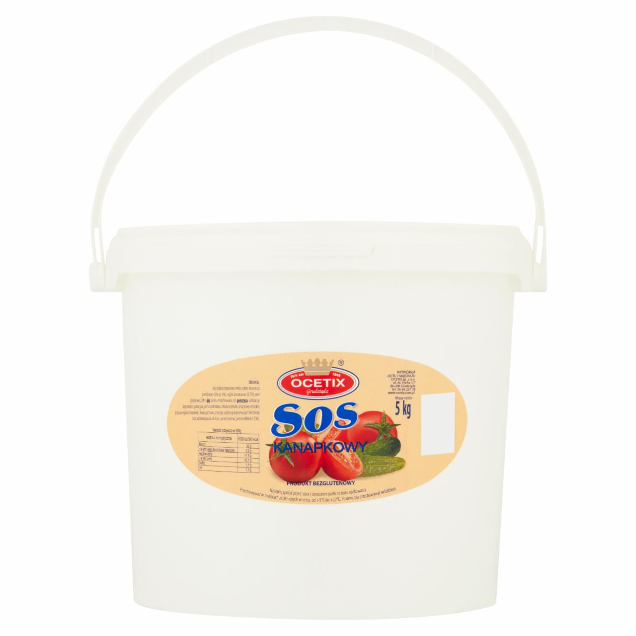 Zdjęcia - Ocetix Sos kanapkowy 5 kg