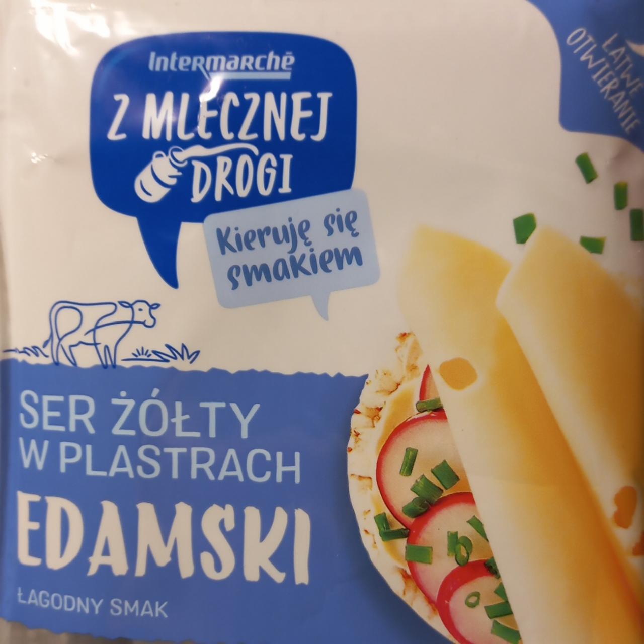 Zdjęcia - Ser żółty w plastrach Edamski Intermarche