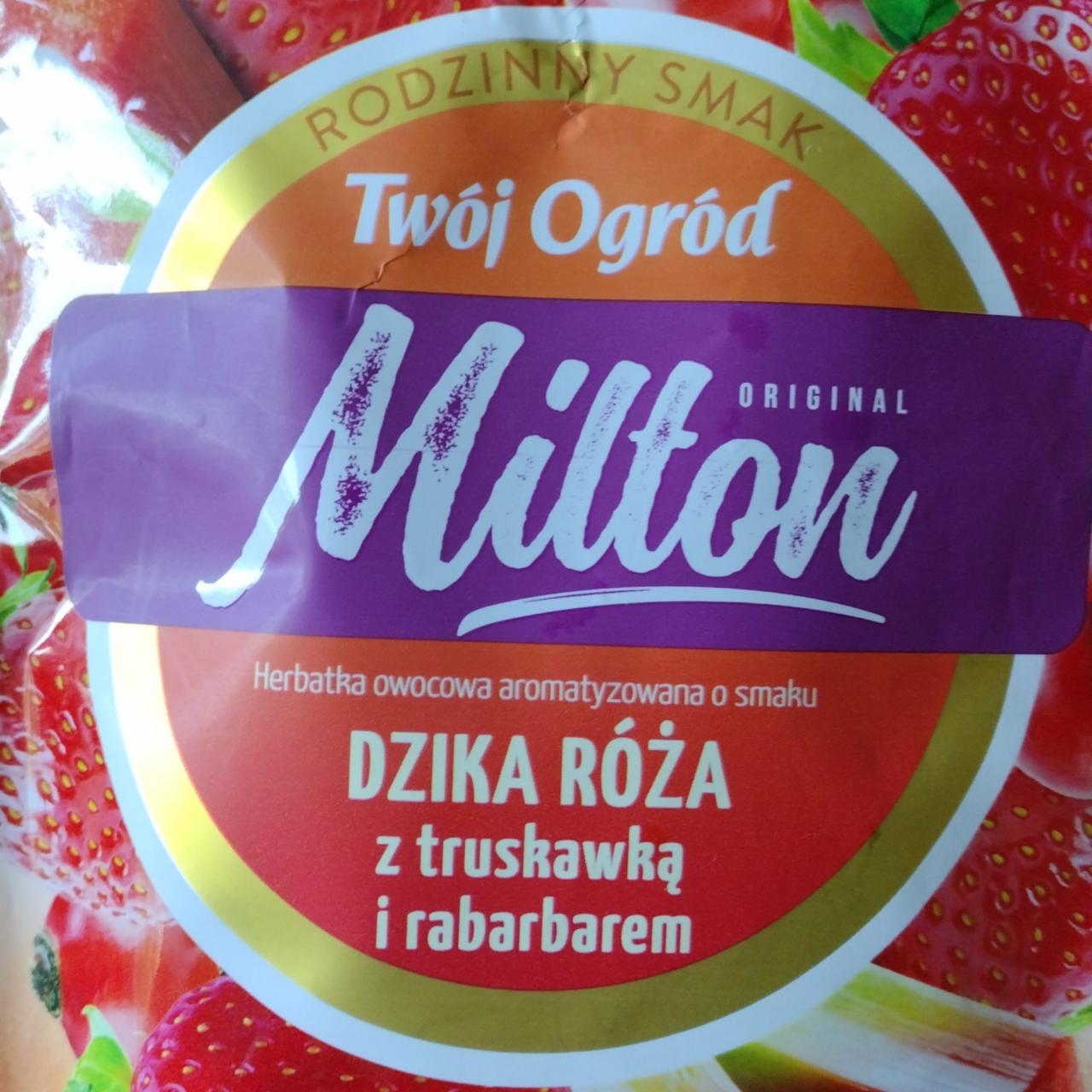 Zdjęcia - Milton Herbatka dzika róża z truskawką i rabarbarem Twój Ogród