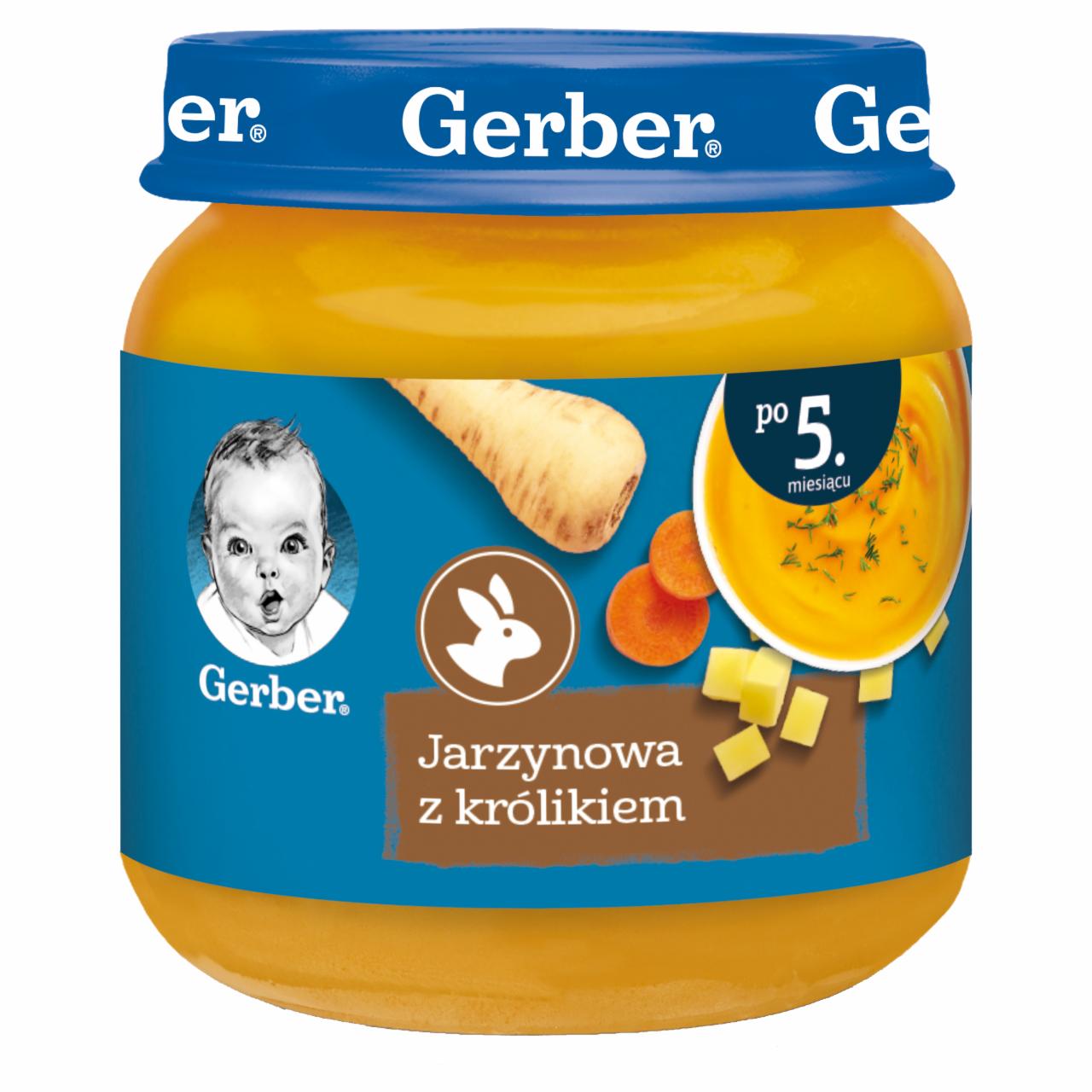 Zdjęcia - Gerber Jarzynowa z królikiem dla niemowląt po 5. miesiącu 125 g