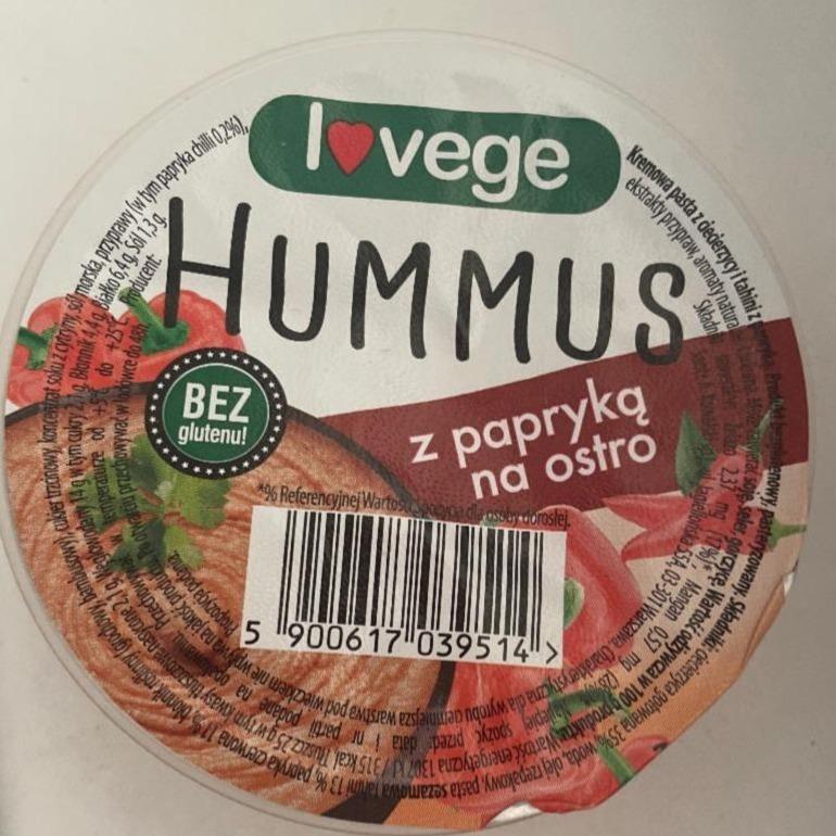 Zdjęcia - Hummus z papryką na ostro I love Hummus