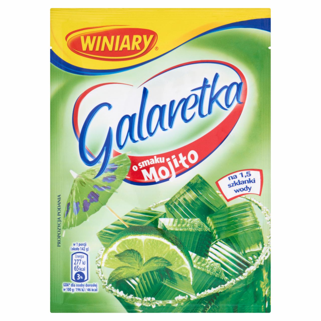 Zdjęcia - Winiary Galaretka o smaku Mojito 52 g