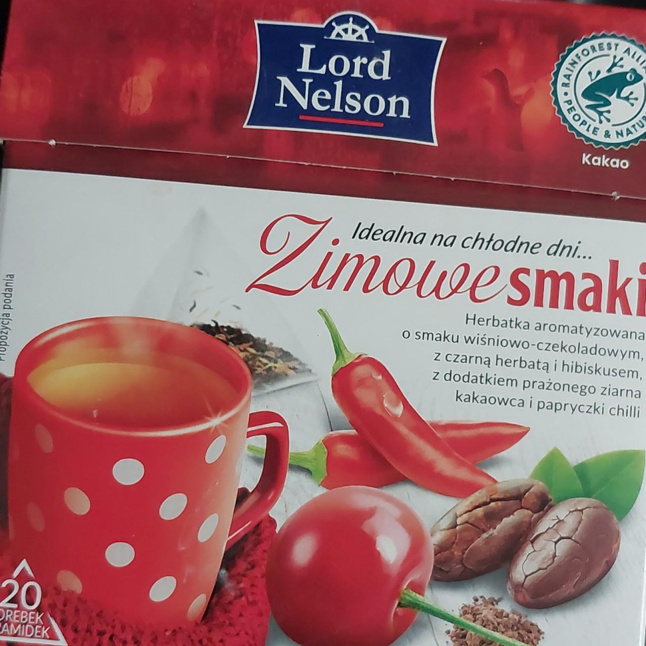 Zdjęcia - Zimowe smaki wiśniowo czekoladowy z czarną herbatą i hibiskusem Lord Nelson