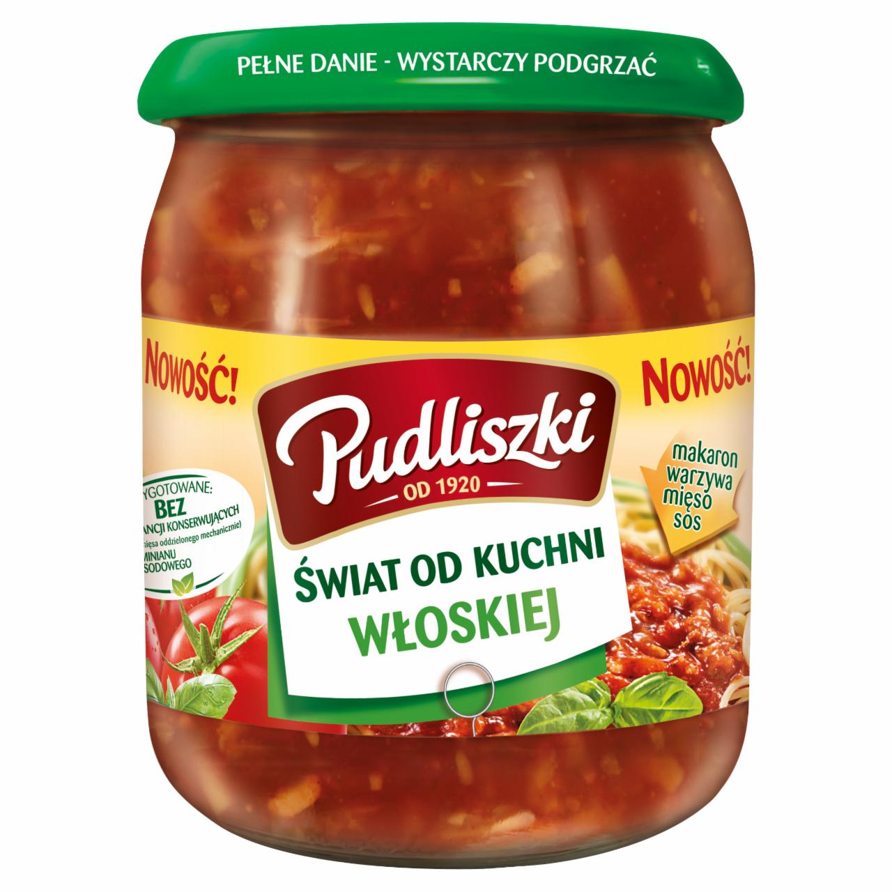 Zdjęcia - Pudliszki Świat od kuchni włoskiej Spaghetti po bolońsku z mięsem 500 g