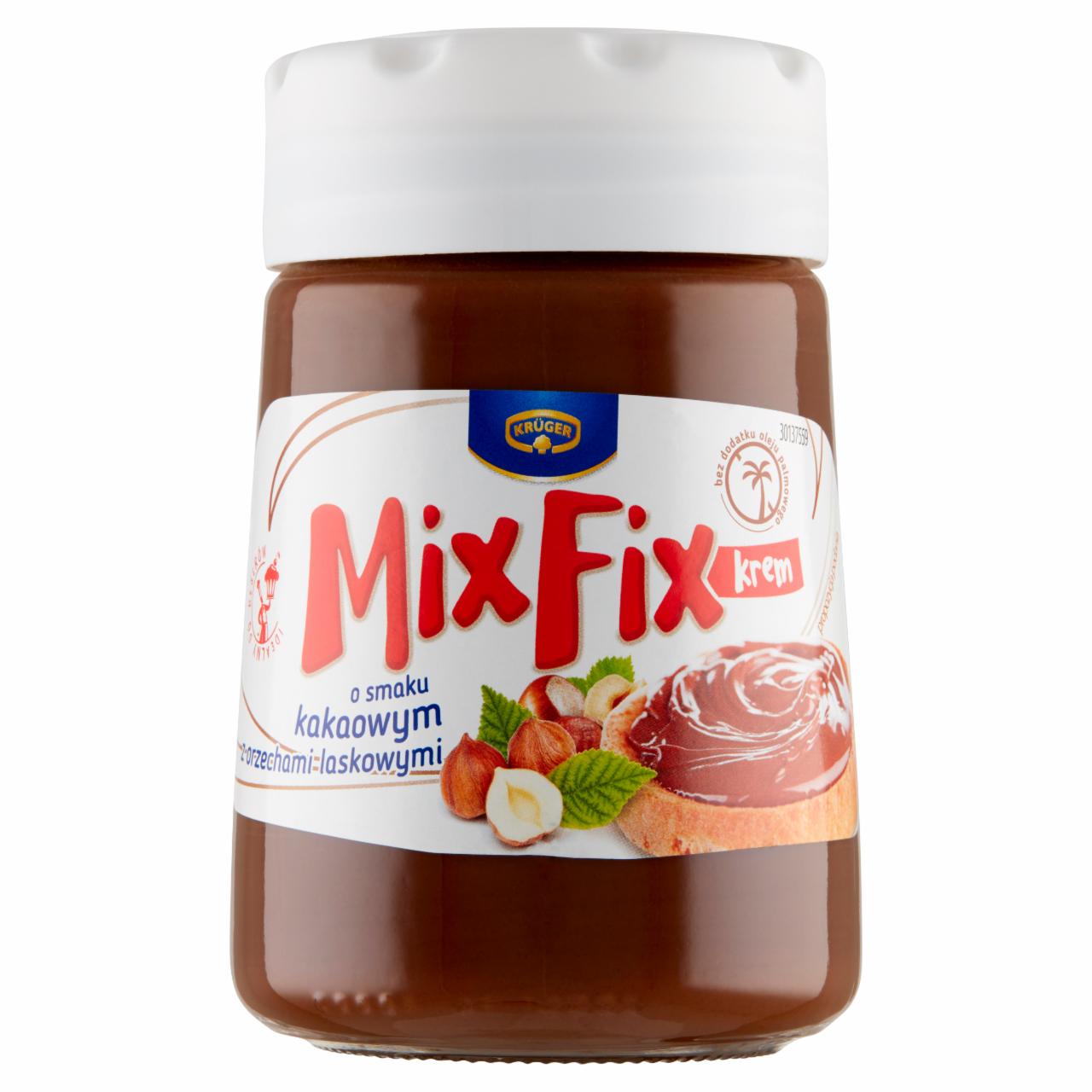 Zdjęcia - Krüger Mix Fix Krem o smaku kakaowym z orzechami laskowymi 380 g