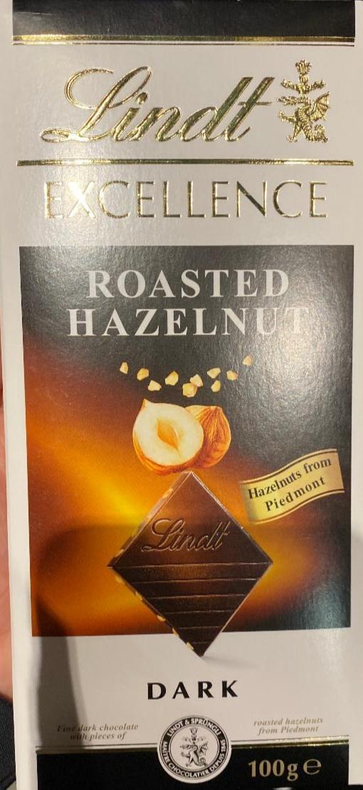 Zdjęcia - Lindt Excellence Czekolada ciemna z prażonymi orzechami laskowymi z Piemontu 100 g