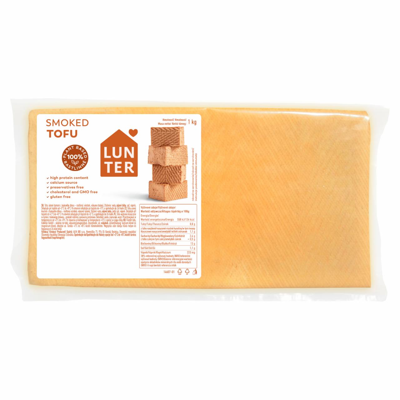 Zdjęcia - Lunter Tofu wędzone 1 kg