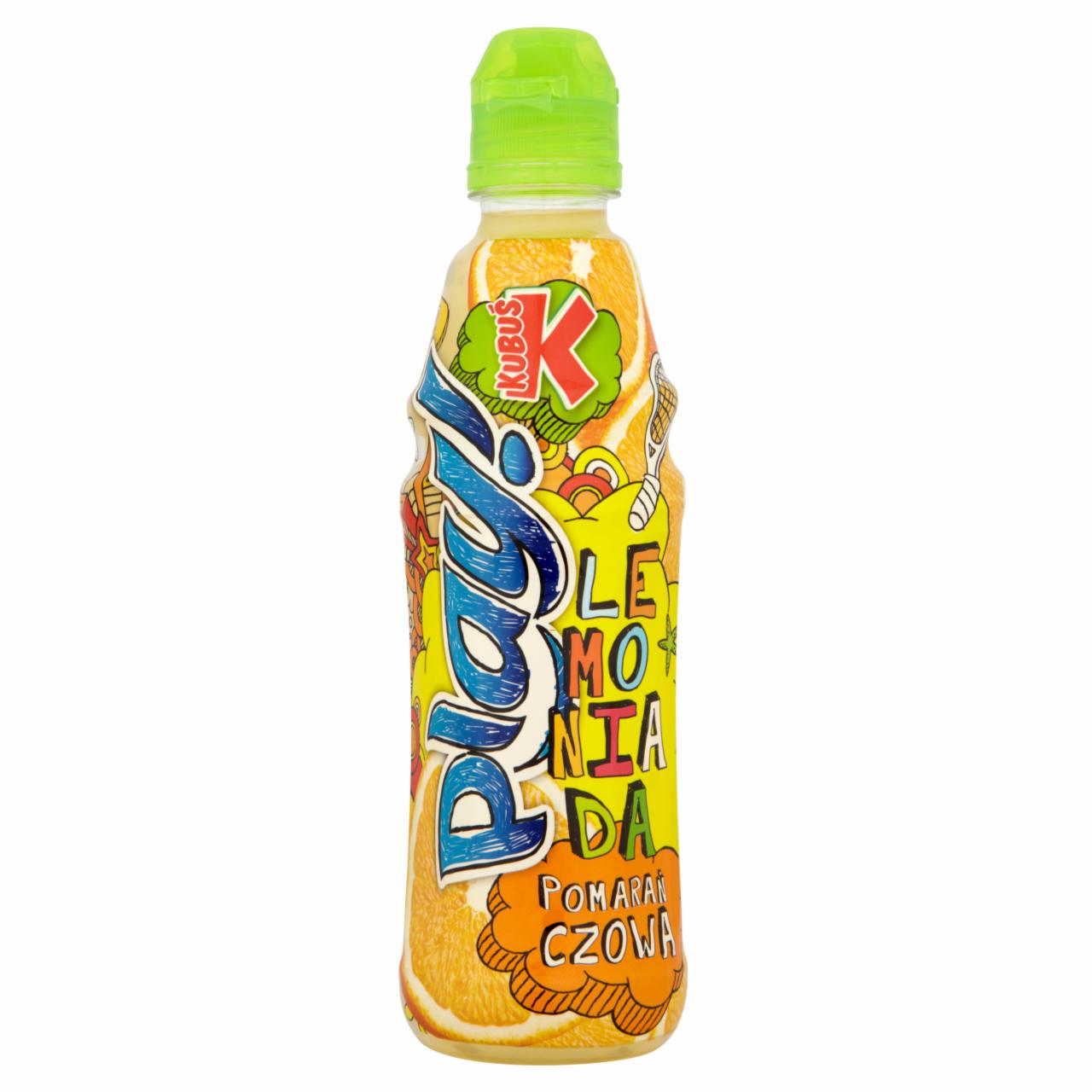 Zdjęcia - Kubuś play! Lemoniada Pomarańczowa pomarańcza cytryna jabłko limonka Napój wieloowocowy 400 ml