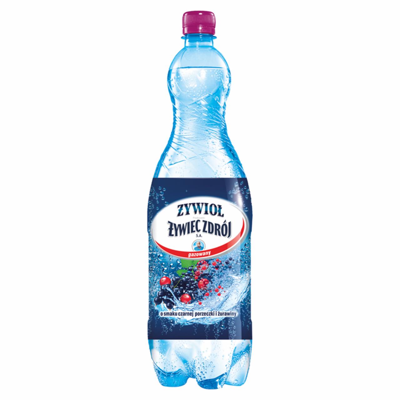 Zdjęcia - Żywioł od Żywiec Zdrój SA Napój gazowany o smaku czarnej porzeczki i żurawiny 1,5 l