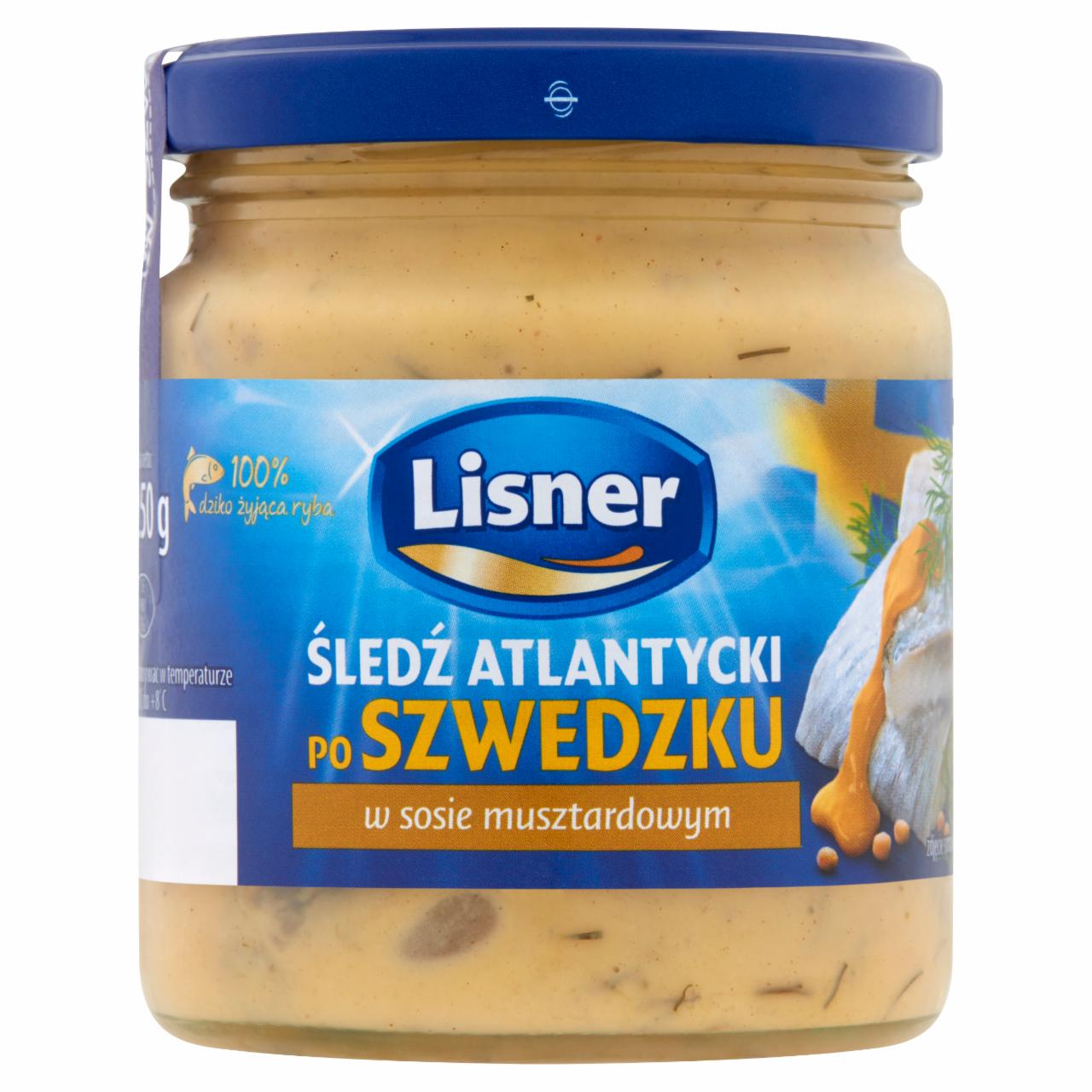 Zdjęcia - Lisner Śledź atlantycki po szwedzku w sosie musztardowym 250 g